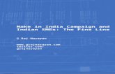 Make in India Campaign and Indian SMEs