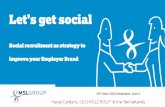 Social recruitment as strategy for employer branding hrvision2015 mslgroup