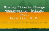 Mining Climate Change Awareness on Twitter: A PageRank Network Analysis Method: ICCSA'15