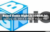 Board Game Night.io (@BGN.io) - 01/22/2015