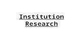 Institution research wac