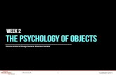 The Psychology of Objects Summer 2015