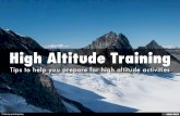 High Altitude Training