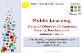 Mobile Learning and Social Media Use – Views of Ohio’s K-12 Students, Parents, Teachers and Administrators
