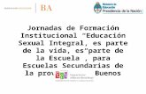 Presentacion de la ley de educacion sexual integral