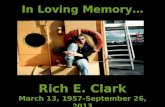 Rich Clark - Celebration of Life