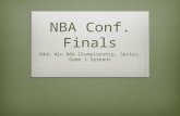 NBA Conference Finals Picks 2013