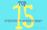 Top 15 Exercises to Increase Height