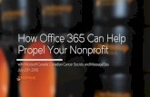 How Microsoft Office 365 Can Help Propel Your Nonprofit