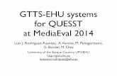 GTTS-EHU Systems for QUESST at MediaEval 2014