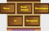 New Real Estate Developer in Gurgaon -