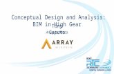 Conceptual Design and Analysis: BIM in High Gear