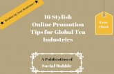 16 stylish online promotion tips for global tea industries