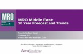 MRO Middle East :10 Year Forecast and Trends