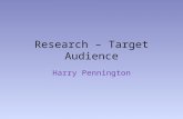 Research Target Audience