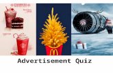 Advertisement Quiz - Manu Melwin Joy