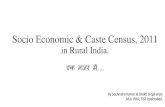 Socio Economic & Caste Census, 2011, Rural India