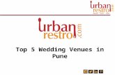 Top 5 wedding venues pune