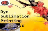 Dye Sublimation Printing Transfers