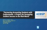 Partnering Accounting Students with Professionals