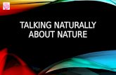 Teacher version: Talking Naturally About Nature,  Lesson 1 of Misused and Misunderstood Words