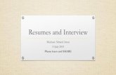 How to crush an interview & resume   mudaser
