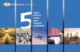 Alliance experts brochure: 5 steps how to make your exports profitable