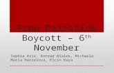Free palestine boycott Presentation