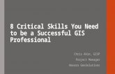 8 critical skills you need to be a successful gis professional
