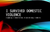 I survived domestic violence pwpt