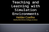 Teaching and Learning with Simulation Environments - Profº Helder