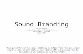 Sound Branding: An introduction