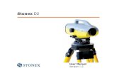 Stonex D2  manual de usuario