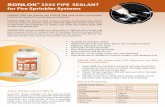 Anaerobic Pipe Sealant – Fitting Metal Surfaces