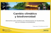 2012 Presentacion CC-y-BD Cambi Climatico