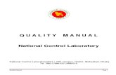 Quality Manual - DGDA Bangladesh