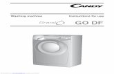Candy GO DF Washing Machine Instruction Manual