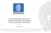 Controlled Data Fusion and Anti-Discrimination Benefits of Anonos Dynamic Anonymity