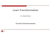 Lean Transformation a Journey