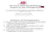 Persons With Disabilities by Edgardo Garcia