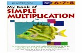 Ages 6-7-8 My Book of Simple Multiplication