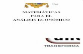 Matematica Para El Analisis Economico en Español