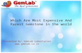 Which Are Most Expensive and Rarest Gemstone In