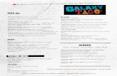 Galaxy Taco Menu