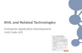 EAD Lecture4 - XML and Related Technologies