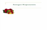 3.1 Integer Exponents