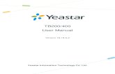 Yeastar TB Series User Manual