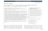 Clozapine for Treatment Resistant Bipolar Systematic Review