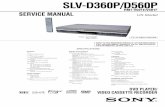 Videocasetera Sony VHS SLV-D360P