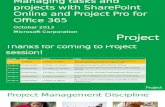 Managing Tasks and Projects With SharePoint Online and Project Pro for Office 365